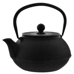 GIFT CZAJNIK ŻELIWNY Z SITKIEM 0,8L BLACK