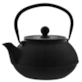 GIFT CZAJNIK ŻELIWNY Z SITKIEM 0,8L BLACK