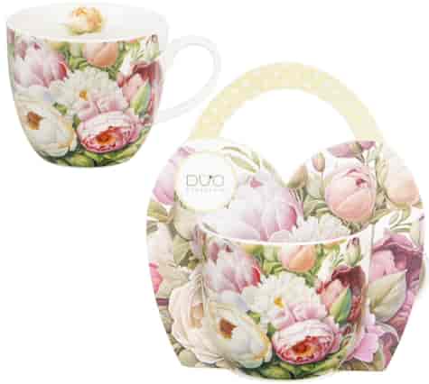 PIWONIE KUBEK 460ml + OPAKOWANIE Z RĄCZKĄ