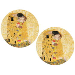 THE KISS ECRU TALERZ DESEROWY 19,2cm KPL 2SZT