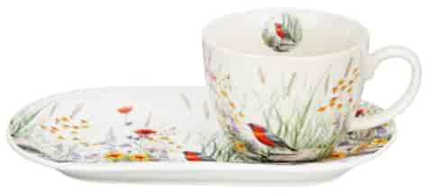 JULY FILIŻANKA ZE SPODKIEM 1+1 450ml ŚNIADANIE