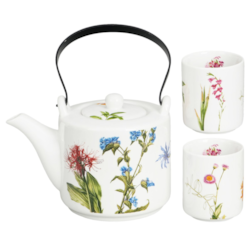 BARWY NATURY DZBANEK ZAPARZACZ Z CZARKAMI KPL 4EL