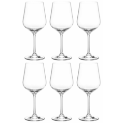 BOHEMIA STRIX KIELISZEK WINO 580 6szt