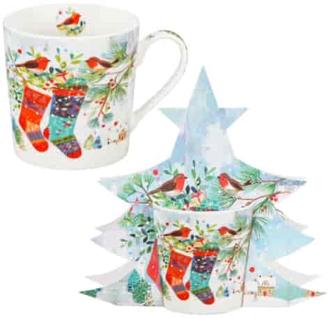 BN CHRISTMAS SOCKS KUBEK 400ml + OPAK CHOINKA