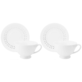 BISETTE LIMITED KOMPLET FILIŻANEK 2+2 260ml WHITEB