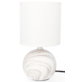 LAMPA NOCNA CERAMICZNA LK01B BIAŁA 25cm