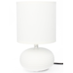 LAMPA NOCNA CERAMICZNA LK07B BIAŁA 23cm