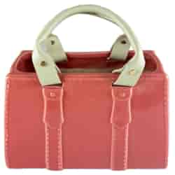 OSŁONKA CERAMICZNA TOREBKA 25x12x16cm ROSE