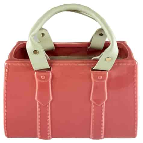OSŁONKA CERAMICZNA TOREBKA 25x12x16cm ROSE