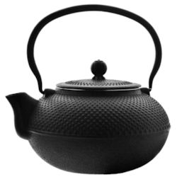 GIFT CZAJNIK ŻELIWNY Z SITKIEM 1,5L BLACK