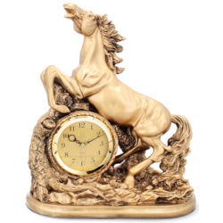 ZEGAR KOMINKOWY KOŃ Z3555G h-35cm