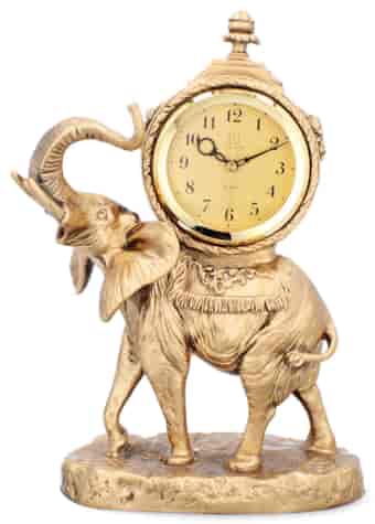 ZEGAR KOMINKOWY SŁOŃ Z3526G h-33,5cm