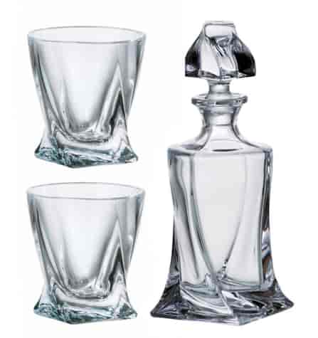 BOHEMIA QUADRO 1+2 SET WHISKY 886-3MB